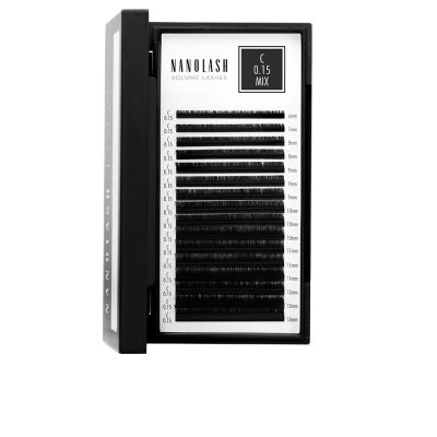 Nanolash Volume Lashes Pestañas Postizas 0.15 C #6-13 Mm 1 U