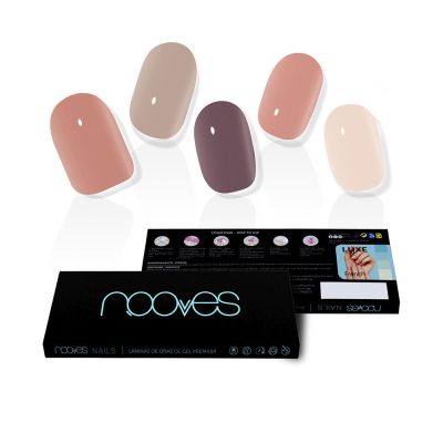 Nooves Láminas De Uñas De Gel Secret Earth Premium Luxe #Solid Color 20 U