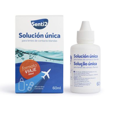 Senti2 Única Solución Con Ácido Hialurónico + Portalentes 60 Ml