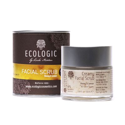 Ecologic Cosmetics Facial Scrub Creamy Honey & Lemon 50 Ml