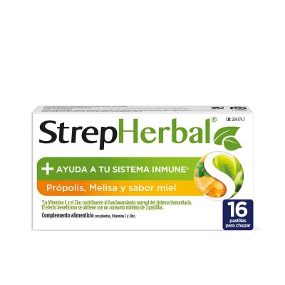 Strepsils Strepherbal Honey & Propolis 16 U