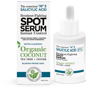 The Conscious™ Salicylic Acid Breakout-Fighting Spot Serum Organic Coconut 30 Ml