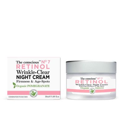 The Conscious™ Retinol Wrinkle-Clear Night Cream Organic Pomegranate 50 Ml