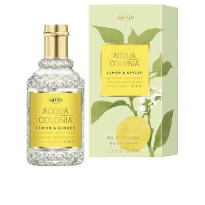 4711 Acqua Colonia Lemon & Ginger Eau De Cologne Splash & Spray 50 Ml