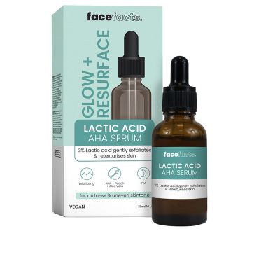 Face Facts Glow+ Resurface Lactic Acid Aha Serum 30 Ml