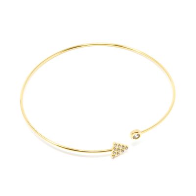 Shabama Rígida Coney Pulsera #Oro Brillo 1 U