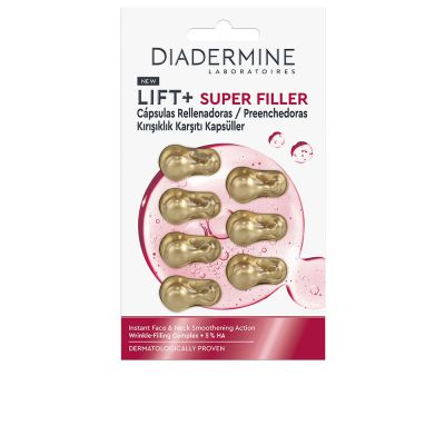 Diadermine Lift + Super Filler Rellenador Alisante Rostro Y Cuello Cápsulas 7 U