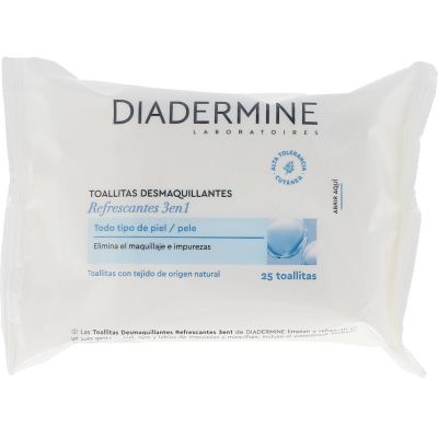 Diadermine Toallitas Desmaquillantes Refrescantes Piel Normal-Mixta 25 U