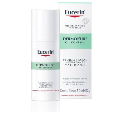 Eucerin Dermopure Oil Control Fluido Facial Hidratante Matificante 50 Ml