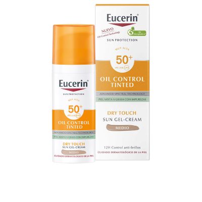Eucerin Sun Protection Oil Control Dry Touch Spf50+ Tinted #Medium 50 Ml