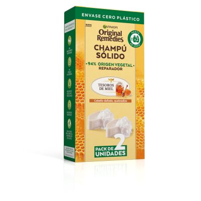Garnier Original Remedies Champú Sólido Tesoros De Miel 2 X 60 Gr