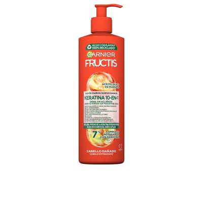 Garnier Fructis Keratina 10-En-1 Crema Sin Aclarado 400 Ml