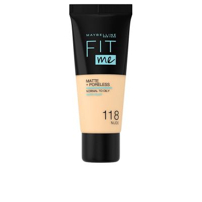 Maybelline Fit Me Matte+Poreless Foundation #118-Nude