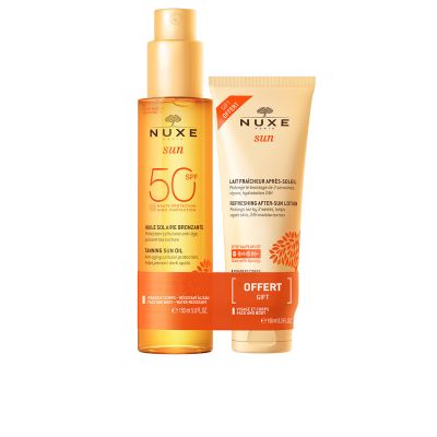 Nuxe Sun Aceite Bronceador Rostro Y Cuerpo Spf50 Lote 2 Pz