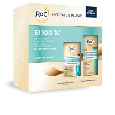 Roc Hydrate + Plump Serum Ácido Hialurónico Lote 2 Pz