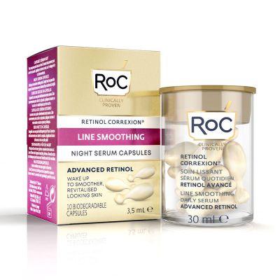 Roc Line Smoothing Night Serum Capsules 10 U