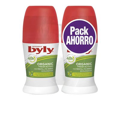 Byly Organic Extra Fresh Desodorante Roll-On Lote