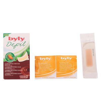 Byly Depil Bandas Faciales Chocolate 12 U