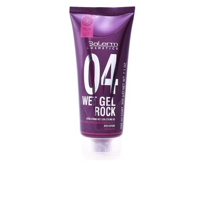 Salerm Wet Gel Rock Extra-Strong Wet Look Styling Gel 200 Ml