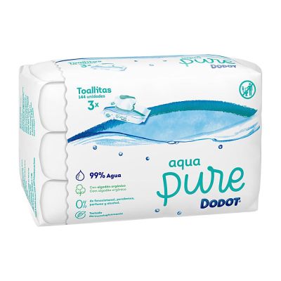 Dodot Pure 99% Agua Toallitas Húmedas