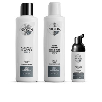 Nioxin Sistema 2 - Kit - Tratamiento Para Cabello Natural Con Pérdida De Densidad