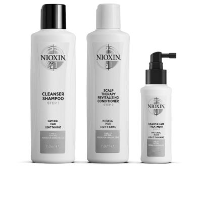 Nioxin Sistema 1 – Kit - Tratamiento Para Cabello Natural Con Debilitamiento Leve