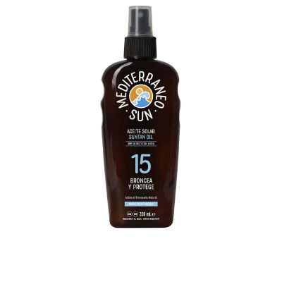 Mediterraneo Sun Coconut Suntan Oil Dark Tanning Spf15