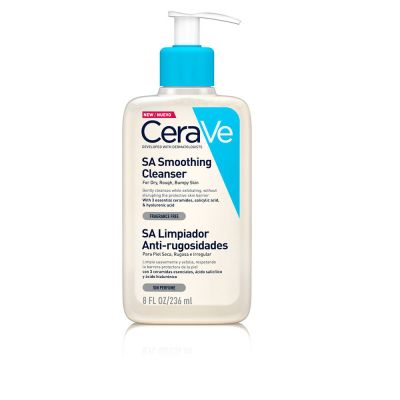 Cerave Sa Smoothing Cleanser For Dry, Rough, Bumpy Skin