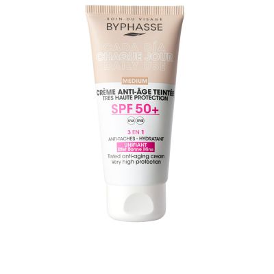 Byphasse Crema Facial Antiedad Con Color Spf50+
