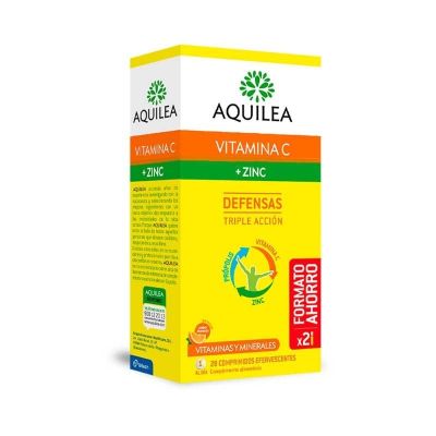 Aquilea Vitamina C + Zinc Comprimidos Efervescentes 28 U