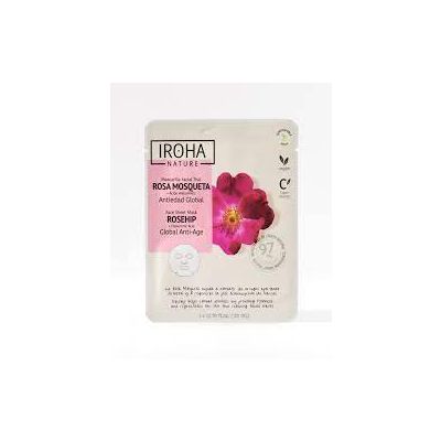 Iroha Rosa Mosqueta Mascarilla Facial Tisú 1 U