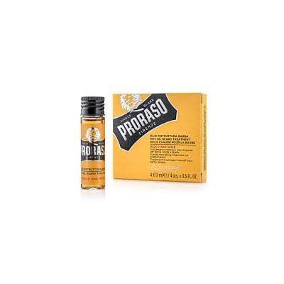 Proraso Wood And Spice Tratamiento De Aceite Caliente Para Barba 4 X 17 Ml