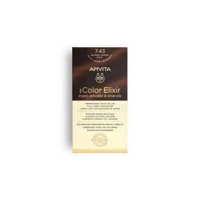 Apivita My Color Elixir Coloración Permanente #7.43 1 U
