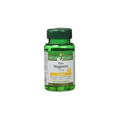 Nature'S Bounty Magnesio 250 Mg 100 Comprimidos