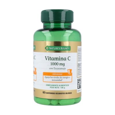 Nature'S Bounty Vitamina C 1000 Mg Con Escaramujo 60 Cápsulas Recubiertas