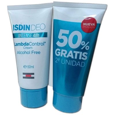 Isdin Lambda Control Intense 48H Desodorante En Crema Duo 2 X 50 Ml